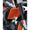 Kryt chladiče R&G Racing pro KTM 390 Duke a RC 125/200, oranžový